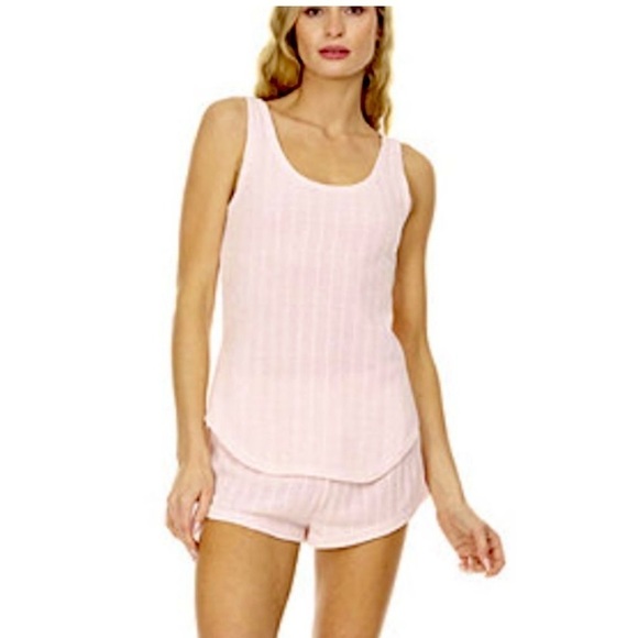 Laundry By Shelli Segal Other - Laundry by Shelli Segal Light Pink Chenille Tank and Short Sleep Set Plus 2X